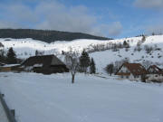 Blick nach Norden �ber Weg zur Schanz am 27.1.2009
