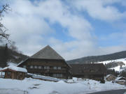 Blick nach Nordwesten in Todtmoos-Weg am 27.1.2009