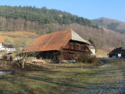 Blick nach Nordosten zum Winterhalterhof im Zastler am 30.1.2009