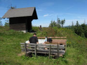 Blick nach Norden auf dem Bl��ling am 29.7.2009 - Picknick