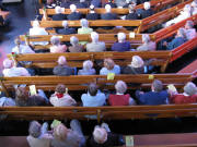 Ein gro�es Problem auch in den Kirchen: �beralterung, Bev�lkerungsentwicklung: Kirchg�nger am 12.7.2009