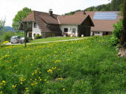 Blick nach Westen zum Berghof am 7.5.2009