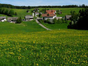 Blick nach Norden auf Bulgenbach am 17.5.2009 - Gasthaus zum Schwanen