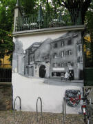 Die Gerberau-Ansicht am Feierling-Garten am 14.5.2009