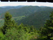 Blick vom Hochkopfturm nach Norden zum Bl��ling am 23.5.2009