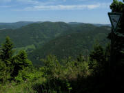 Blick vom Hochkopfturm nach Norden zum Bl��ling am 23.5.2009