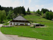Blick nach Nordwesten zum Steinbachhof am 7.5.2009