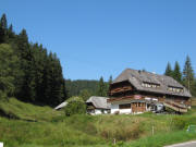 Blick nach Norden zum Gasthaus Birkenb�hl am 8.9.2009