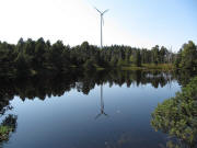 Blick nach Westen �ber den Blindensee am 8.9.2009