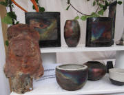 Wundersch�ne Raku-Vasen am 29.11.2009 in Ebnet