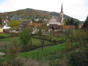 Blick nach Norden auf Ettenheimm�nster am 28.10.2009