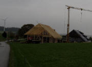 Blick nach Nordosten zum Fachwerk beim Gschwinghof am 17.10.2009
