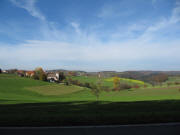 Blick vnach Norden auf die Kirche Ottoschwanden am 28.10.2009