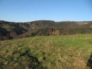 Blick nach Norden über die Anhöhe 880 Helmiseck zum Stohren am 19.11.09