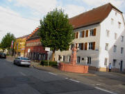 Blick nach Nordosten zum Rathaus in Kenzingen am 28.10.209