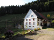 Blick nach Westen zum Klausenhof in Hintereschbach am 18.11.2009