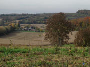 Blick vom H�henweg nach Westen zum Ramstalhof am 28.10.2009 
