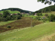 Blick vom Glasträgerhäusle nach Norden gen Vorderlangenbach am 7.9.2009