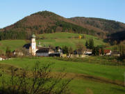 Blick von Neubruck am 19.11.2009 nach Nordosten zu St.Trudpert