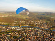 Blick nach S�dosten �ber Rheinfelden D nach Rheinfelden CH am 21.4.2005