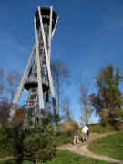 Blick nach Norden zum Schlossbergturm am 31.10.2009