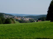 Blick von der B 500 nach Norden auf Sch�nwald am 8.9.2009 