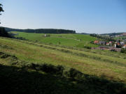 Blick von Kuttlematten nach Westen �ber Schonach am 8.9.2009