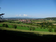 Blick von der Hochburg nach Westen auf Windenreute am 6.9.2009