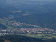Tele-Blick vom Kandel auf Kollnau am 13.9.2009