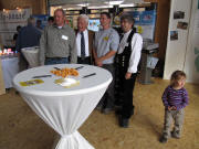 Leistungsschau St.Peter 19.9.2009: Franz Gremmelspacher, Franz Alt, Marco Rombach und Vinco Miocic (von links)  