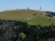 Tele-Blick vom St�benwasen nach Osten  zu Wilhemer H�tte und Feldberg am 9.9.2009