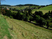 Blick nach Nordosten �ber R�tte hoch zum St�benwasen am 9.9.2009