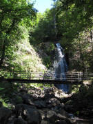 Todtnauer Wasserfall: Blick nach Norden hoch am 9.9.2009