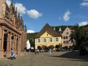 Blick nach Osten zur Alten Wache beim Freiburger M�nsterplatz am 1.10.2010