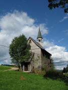 Blick nach Osten zur Kapelle am B�renhof am 1.9.2010