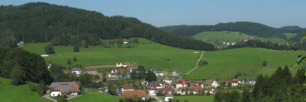 Blick nach Norden - von Illenberg/Selbig kommend - auf Biederbach am 22.9.2010 