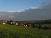 Blick nach Osten auf Breitnau am 8.8.2010 - sp�te Abendsonne 21 Uhr