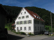 Blick nach S�dwesten zum Gassenbauernhof am 25.8.2010