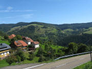 Blick von Holz �ber Vorderholz nach Osten auf Stadel am 20.9.2010