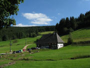 Blick nach S�den zum Kirnerhof am 1.9.2010