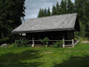 Blick nach Norden zur Skih�tte am Westweg n�rdlich der Martinskapelle 29-8-2010