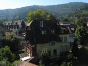 PH Freiburg am 22.9.2010: Blick nach S�dosten zum Gasthaus Sonne