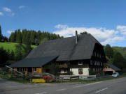 Blick nach Osten zum Rufenhof im Uracher Tal am 1.9.2010