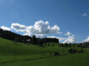 Blick nach Nordwesten zum Schneehof am 1.9.2010