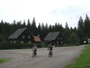 Blick nach Norden �ber den Wanderparktplatz Kunzenmoos am 17.8.2010