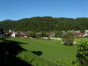 Wieslet am 20.9.2010: Blick nach Norden �ber den Ort