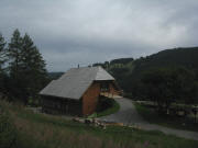 Blick nach Nordosten zur Zipfelm�hle am 17.8.2010 gegen Abend