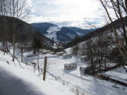 Blick von Aftersteg nach S�den zum Hasenhorn am 21.2.2010
