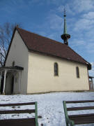 Blick nach Nordosten zur Erentrudiskapelle am 16.2.2010