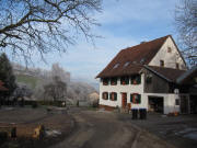 Blick nach Norden zum Gallihof  und Immi (links) am 20.1.2010